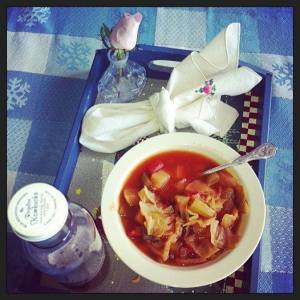 rest and eat something healthy