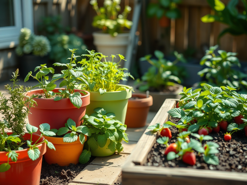 Autumn’s Edible Beauty from raised beds and pots in the backyard garden 