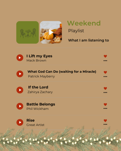 Faith Filled New Year's Eve Playlist A few last thoughts to my friends in 2025